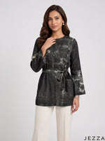 Load image into Gallery viewer, Artisan Tide: Tie-Dye Poly Cotton Below Hip Top 90101