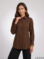 Load image into Gallery viewer, Coffee Essence: Poly Cotton Below Hip Top 86841
