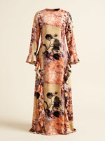 Load image into Gallery viewer, Abstract Print Long Dress 88432