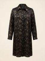 Load image into Gallery viewer, Abstract Print Below-Knee Shirt Top 92751