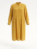 Load image into Gallery viewer, Yellow Mandarin Collar Midi Top 79722
