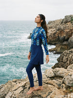 Load image into Gallery viewer, Coastal Motion: Geometric Swimwear Set 89792