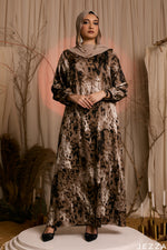 Load image into Gallery viewer, Wild Luxe: Satin A-Line Maxi Dress 83291