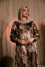 Load image into Gallery viewer, Wild Luxe: Satin A-Line Maxi Dress 83291