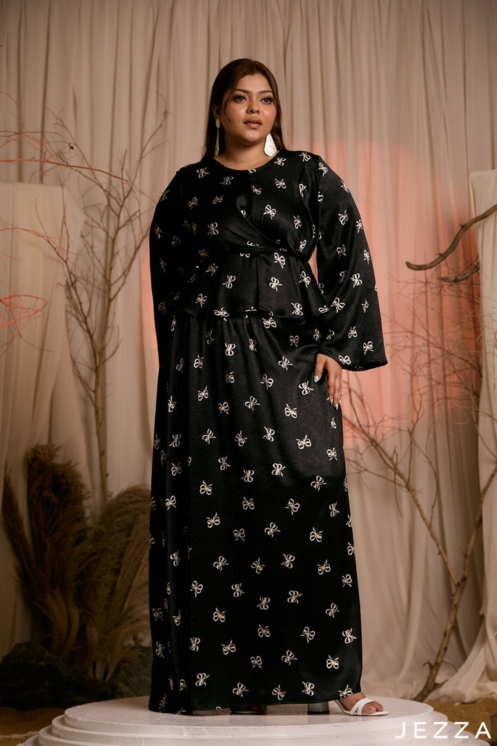 Bow Charm: Satin Co-Ord Set 84531/8454