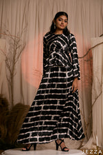 Load image into Gallery viewer, Shibori Flow: Satin Co-Ord Set 82341/8314