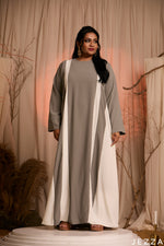 Load image into Gallery viewer, Botanical Grace: Sage Green &amp; Off White Dress 76973