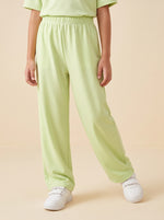 Load image into Gallery viewer, Rib Relaxed Ankle Light Green Pant 87971