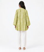 Load image into Gallery viewer, Botanical Patchwork Slub Cotton Top 93871
