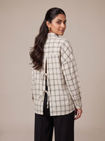 Load image into Gallery viewer, Yarn-Dyed Check Shirt Top 93981