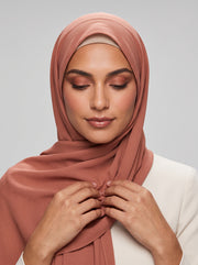Blush Veil: Chiffon Shawl 80500003