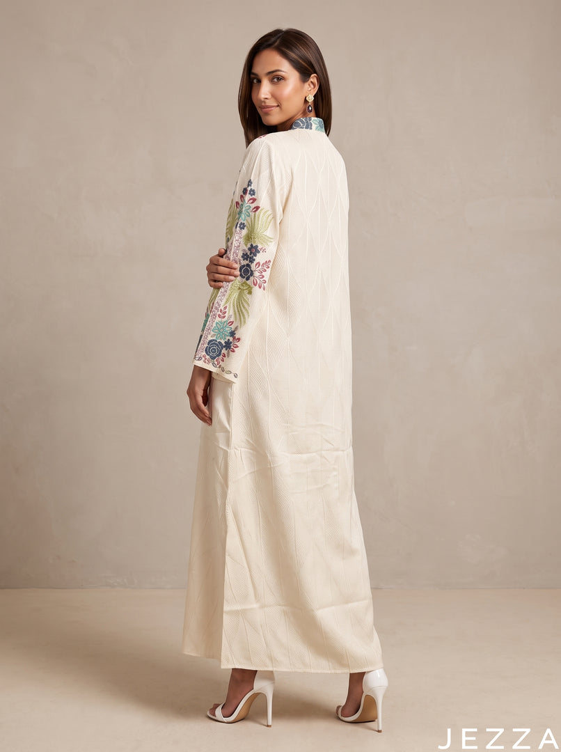 Heritage Bloom: Embroidered Kaftan 93251