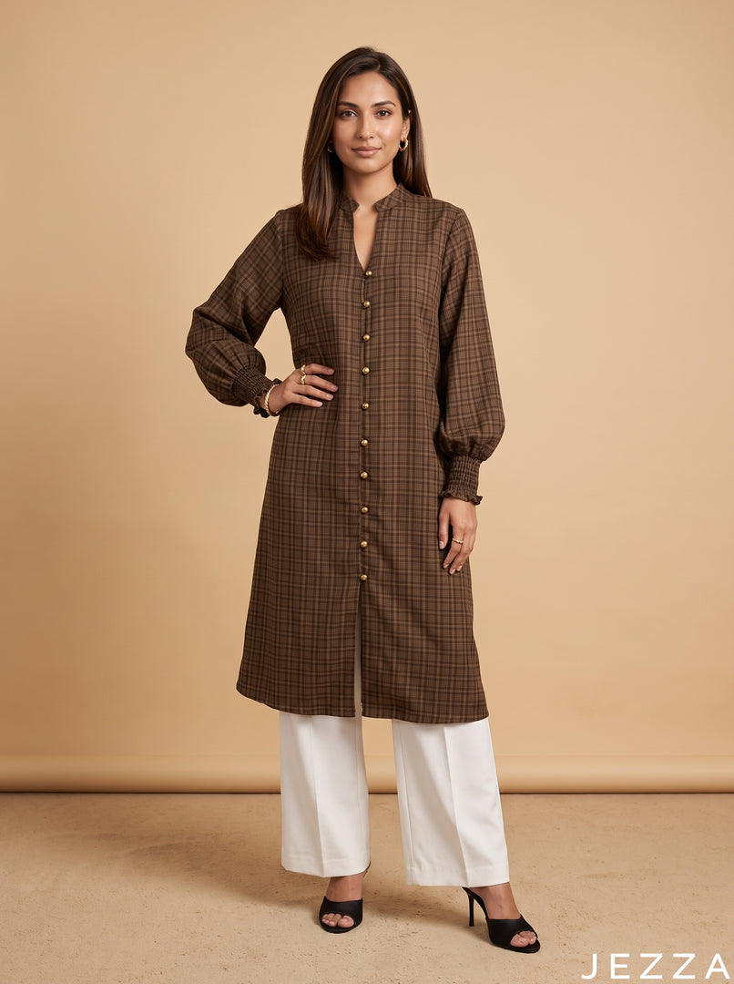 Heritage Grid: Plaid Knee Top 82242