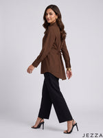 Load image into Gallery viewer, Coffee Essence: Poly Cotton Below Hip Top 86841