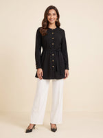 Load image into Gallery viewer, Textured Round Neck Top 90481