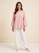 Load image into Gallery viewer, Light Pink Gathered Top 90591