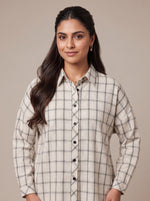 Load image into Gallery viewer, Yarn-Dyed Check Shirt Top 93981