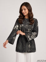 Load image into Gallery viewer, Artisan Tide: Tie-Dye Poly Cotton Below Hip Top 90101