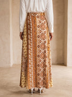 Load image into Gallery viewer, Abstract Print Cotton Skirt 86221