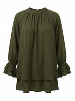 Load image into Gallery viewer, Jungle Green High Neck Top 90152