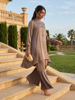 Load image into Gallery viewer, Terra Luxe: Satin Top &amp; Pant Set 86992
