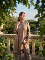 Load image into Gallery viewer, Terra Luxe: Satin Top &amp; Pant Set 86992