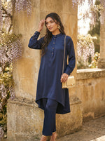 Load image into Gallery viewer, Midnight Coast: Satin Top &amp; Pant Set 86991
