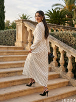 Load image into Gallery viewer, Dot Reverie: Polka Dot Long Dress 87761