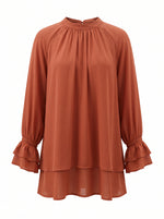 Load image into Gallery viewer, Orange High Neck Top 90151