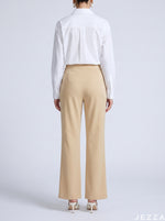 Load image into Gallery viewer, Sandstone Classic: Cream Twill Cotton Pants 84961