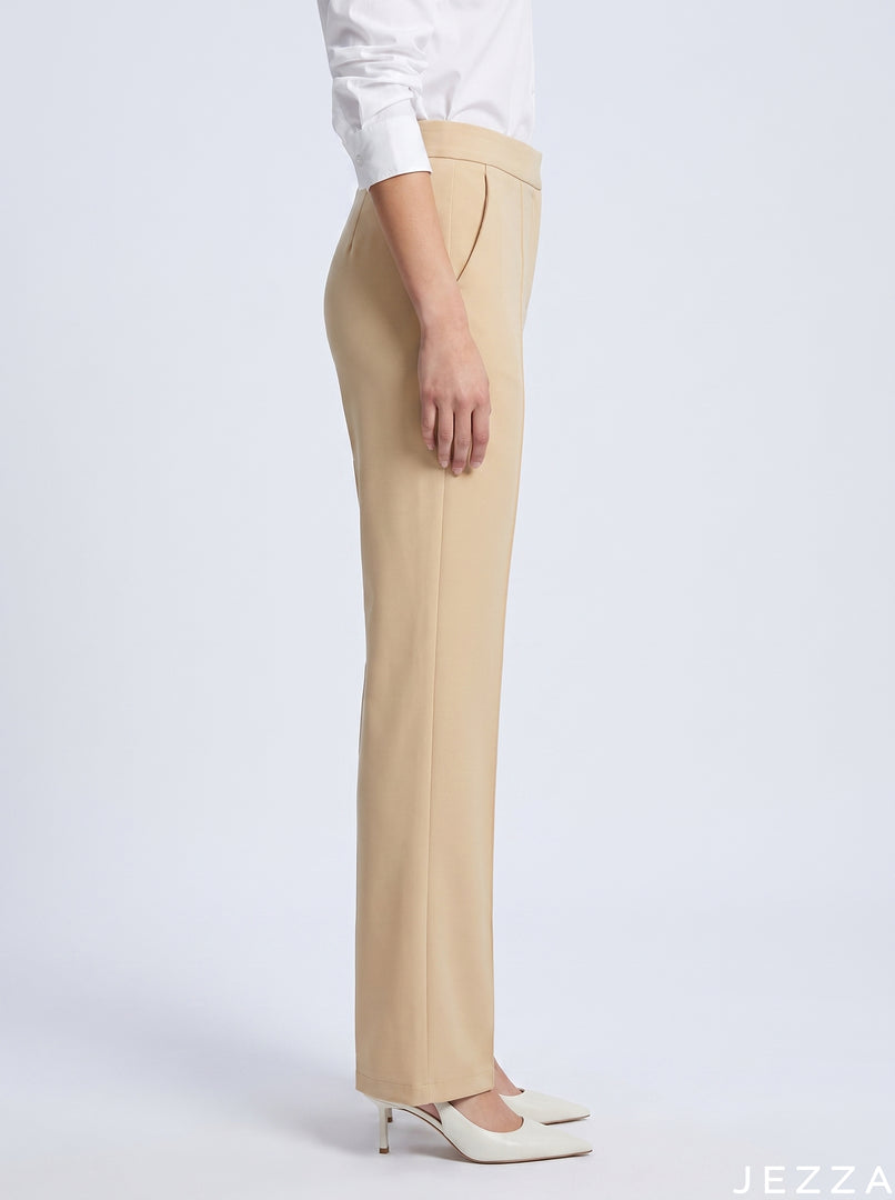 Sandstone Classic: Cream Twill Cotton Pants 84961
