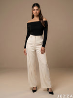 Load image into Gallery viewer, Clean Contour: Off White Ankle Pants 75891