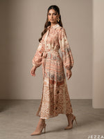 Load image into Gallery viewer, Heritage Mosaic: Persian Chintz A-Line Dress 87991