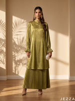 Load image into Gallery viewer, Petal Mirage: Satin A-Line Maxi Dress 87921