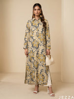 Load image into Gallery viewer, Bloom Thread: Collared Midi Length Top 83311
