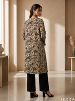 Load image into Gallery viewer, Petal Drift: Mandarin Collar Knee Top 87033