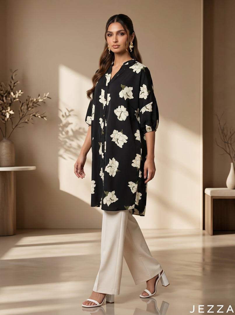 Petal Theory: Bold Floral Top 87052