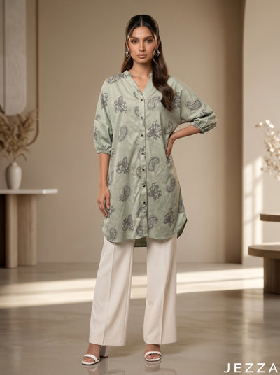 Nomad Motif: Paisley Print Top 87053