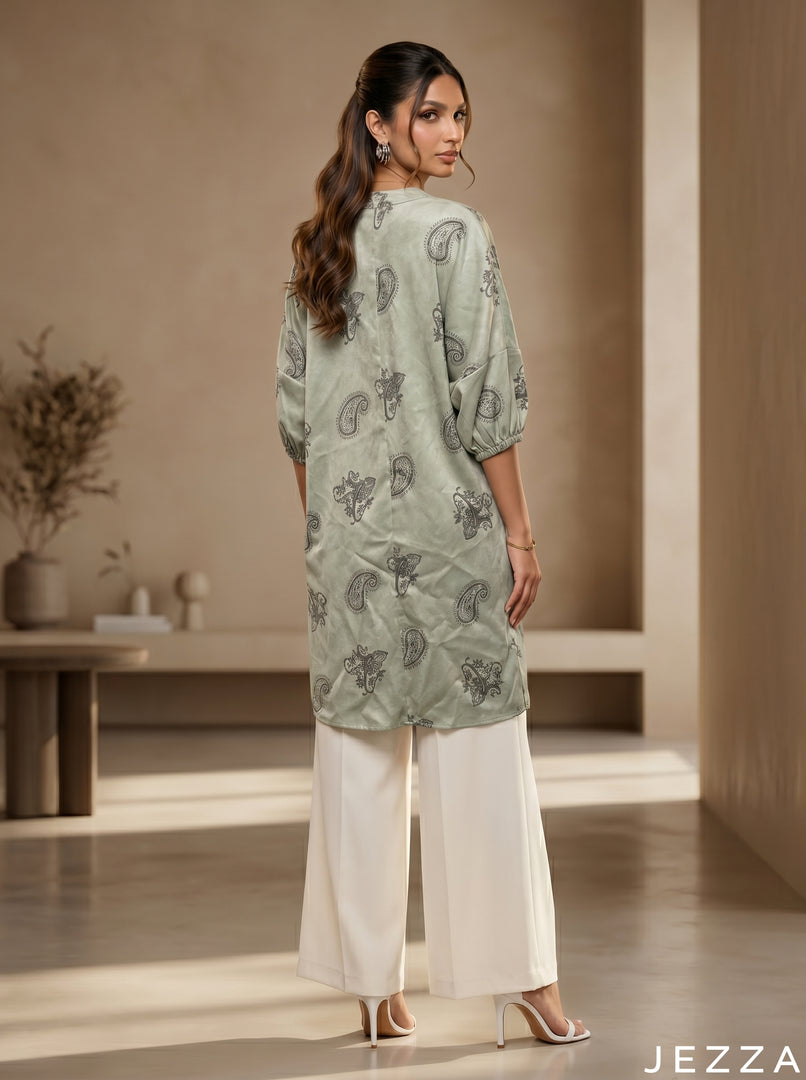 Nomad Motif: Paisley Print Top 87053
