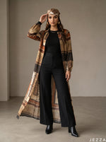 Load image into Gallery viewer, Eclectic Elegance: Patchwork Print A-Line Dress 86201