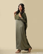 Load image into Gallery viewer, A-Line Dress With Cape 56001