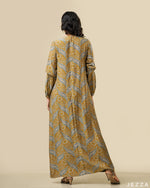 Load image into Gallery viewer, Printed Ankle Length A-Line Dress 58812