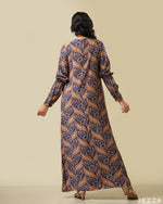 Load image into Gallery viewer, Printed Ankle Length A-Line Dress 58811