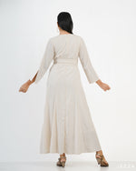 Load image into Gallery viewer, Checked Polyester A Line Dress 58801