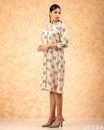 Load image into Gallery viewer, Chic Essence: Printed Cotton Below-Knee Top 71541