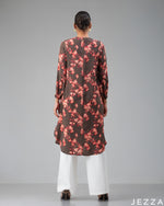 Load image into Gallery viewer, Blooming Grace: Floral Midi Top 77641