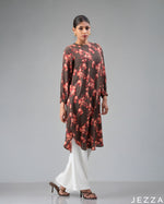 Load image into Gallery viewer, Blooming Grace: Floral Midi Top 77641