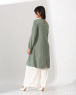 Load image into Gallery viewer, Simple Long Top In Soft Viscose Cotton 50993