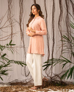 Load image into Gallery viewer, Blush Poise: Collared Above-Knee Top 78371