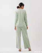 Load image into Gallery viewer, Ribbed Cardigan Pant Set 61471